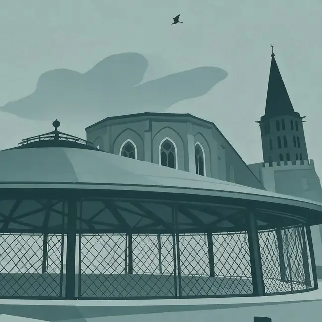 Illustration de Caussade, sa halle et son clocher